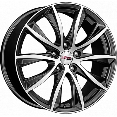 iFree 7,5x18/5x112 ET35 D66,6 Каzантип (КС684М) Блэк Джек