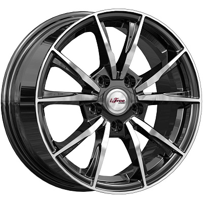 iFree Сион (КС1055) 6,5x15 5/100 ET38 d-57,1 Блэк Джек (Арт.755801)