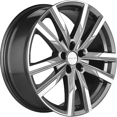 Khomen Wheels 7,5x19/5x100 ET28 D57,1 KHW1905 (FAW Bestune T77) Gray-FP