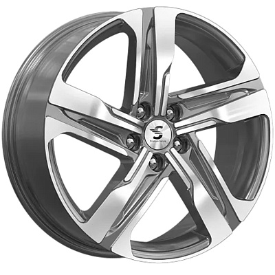 Premium Series 7,5x19/5x114,3 ET53 D67,1 КР004 (Tucson) Diamond Gloss Graphite (77570)