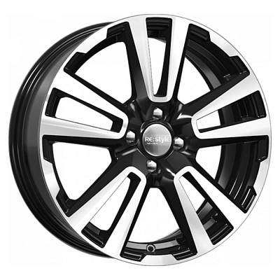 КС874 (17_Vesta Cross) 6,5x17 4/100 ET43 d-60,1 алмаз чёрный (Арт.74870)