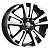 КС874 (17_Vesta Cross) 6,5x17 4/100 ET43 d-60,1 алмаз чёрный (Арт.74870)