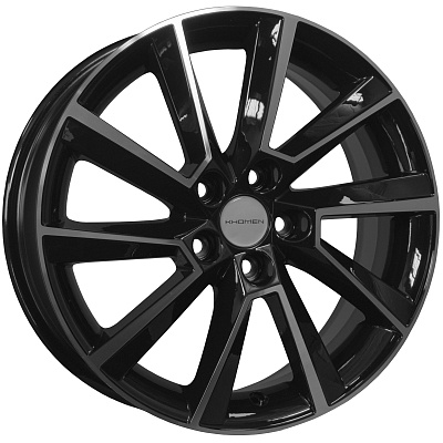 Khomen Wheels 6x16/5x110 ET50 D67,1 KHW1604 (BAIC U5 Plus) Black-FP