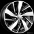 КС741 (ZV Golf) 6,5x16 5/112 ET50 d-57,1 алмаз черный (Арт.67972)