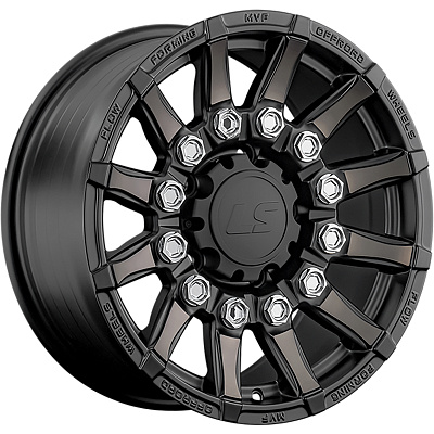 LS FlowForming 9x17/5x150 ET25 D110,1 RC87 MB+LBZSF (конус, Колпак+лого)