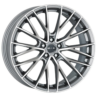MAK 9x21/5x112 ET25 D66,45 Speciale Graphite Mirror Face