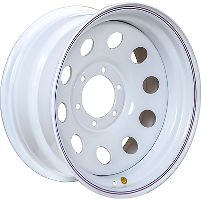 Off-Road Wheels 7x16/6x139,7 ET30 D110 Тойота Ниссан Белый (с увелич. полкой)