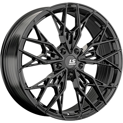 LS FlowForming 8,5x19/5x120 ET25 D72,6 RC83 BK (конус)