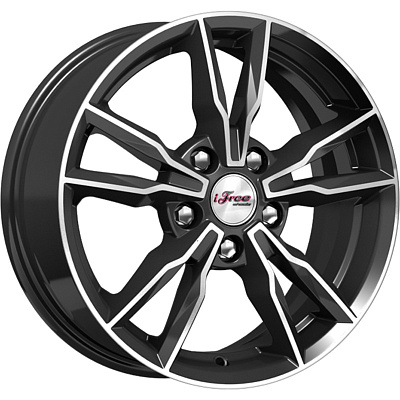 iFree 6,5x16/5x100 ET35 D67,1 Икигай (КС865) Блэк Джек