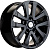Khomen Wheels 8,5x20/5x150 ET58 D110,1 KHW2003 (LX570/LC100/LC200) Black