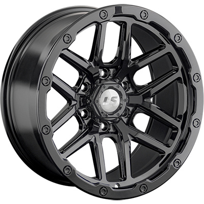 LS 9,5x18/6x139,7 ET0 D106,1 1362 BK (конус, Колпак+лого)
