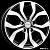 КС704 (Terrano SN) 6,5x16 5/114,3 ET50 d-66,1 алмаз черный (Арт.65851)