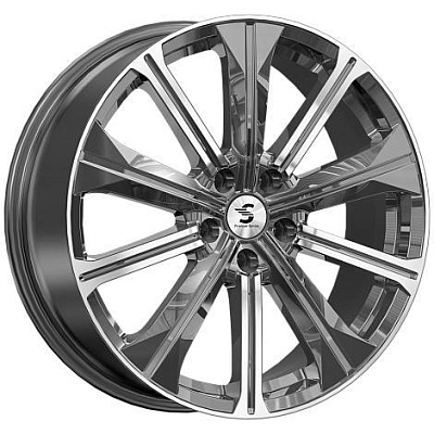 СКАД КР013 (Audi Q5) 7,0x19 5/112 ET34 d-66,6 Diamond Gloss Graphite (4210117)