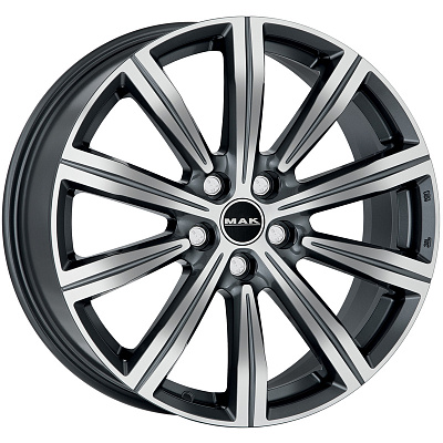 MAK 9x22/5x112 ET48 D66,6 Birmingham Gunmetal Mirror Face