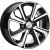 Khomen Wheels 6x15/4x98 ET36 D58,6 KHW1501 (Lada Granta) Black-FP