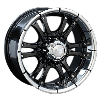 LS 8x16/6x139,7 ET10 D107,1 161 BKL (конус, Колпак+лого)