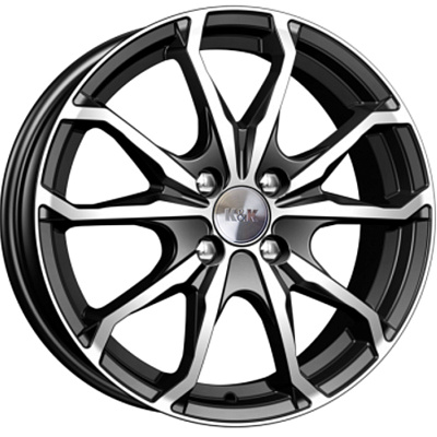 КиК 6x16/4x114,3 ET40 D67,1 Brent (КС733) Алмаз черный