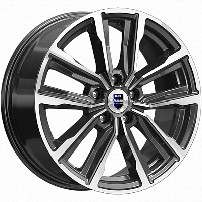 КиК 7,5x17/5x108 ET35 D67,1 Лацио (КС964) Алмаз черный
