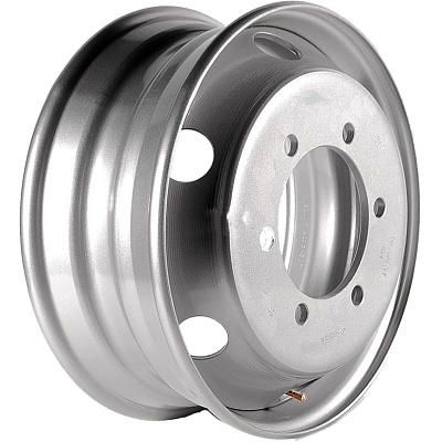 Asterro 6/222,25/164/125 6x16/6x222,25 ET125 D164 B19DS44,4 Silver (6002) Азия (HD72,78, HINO, ISUZU) (под камеру)