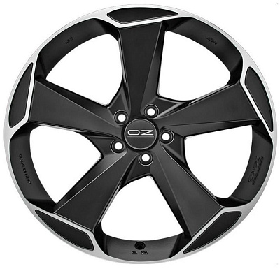 OZ Aspen HLT 10,0x21 5/112 ET52 d-79 Matt Black Diamond Cut (W0199120054)