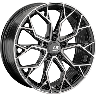 LS FlowForming 8,5x19/5x108 ET30 D65,1 RC61 BKF (конус)
