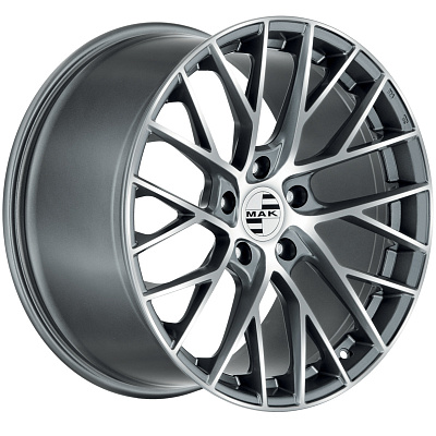 MAK 8,5x19/5x130 ET55 D71,6 Monaco Gunmetal Mirror Face