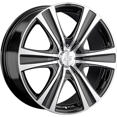 LS 9x20/6x114,3 ET35 D67,1 1370 BKF (конус, Колпак+лого)