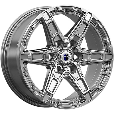 КиК 8x18/6x114,3 ET25 D66,1 Дистрикт (КС1159) Дарк платинум