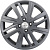 Khomen Wheels 6x16/4x100 ET50 D60,1 KHW1609 (Vesta/Largus) Gray