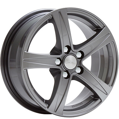 Скад 6,5x15/5x100 ET35 D57,1 Sakura (КЛ146) Графит