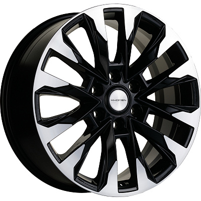 Khomen Wheels 8x20/6x139,7 ET45 D95,1 KHW2010 (LC 300 Tuning) Black-FP