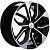 Khomen Wheels 7x17/5x108 ET40 D54,1 KHW1703 (Jac/Москвич 3) Black-FP