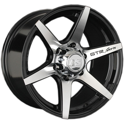 LS 8,5x17/6x139,7 ET25 D106,1 800 BKF (конус, Колпак+лого)