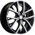 Khomen Wheels 7x18/5x108 ET36 D65,1 KHW1806 (Exeed TXL) Black-FP Khomen Wheels 7x18/5x108 ET36 D65,1 KHW1806 (Exeed TXL) Black-FP
