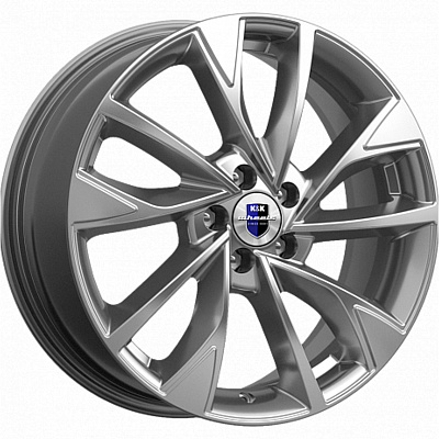 КиК 7x17/5x105 ET38 D56,6 Роквуд (КС900) Дарк платинум