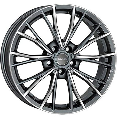 MAK 8x17/5x120 ET30 D72,6 Mark Gunmetal Mirror Face