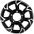 Khomen Wheels 5,5x15/5x139,7 ET5 D98,5 KHW1505 (Lada NIVA 4x4) Black-FP