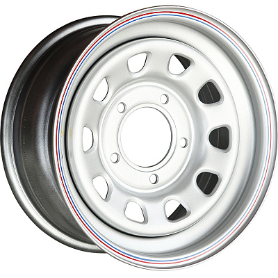 Off-Road Wheels 7x15/5x139,7 ET25 D98,5 ВАЗ Нива Серебристый (с увелич.полкой под суппорт)