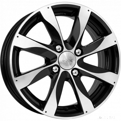 КиК 6x15/4x108 ET38 D67,1 Джемини (КС617) Алмаз черный