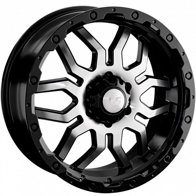 LS 9x20/6x139,7 ET20 D100,1 1285 BKF (конус, Колпак+лого)