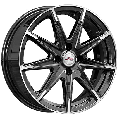 iFree 6x16/4x100 ET45 D54,1 Хит (КС1081) Блэк Джек