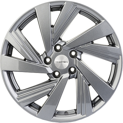 Khomen Wheels 7,5x18/5x112 ET43 D57,1 KHW1801 (Kodiaq/Tiguan) Gray