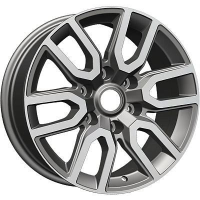 Khomen Wheels 8x17/6x139,7 ET45 D93,1 KHW1723 (Mazda BT50) Gray