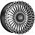 LS FlowForming RC99 9x22/6x139,7 ET30 D100,1 RC99 MBF (конус, Колпак+лого)