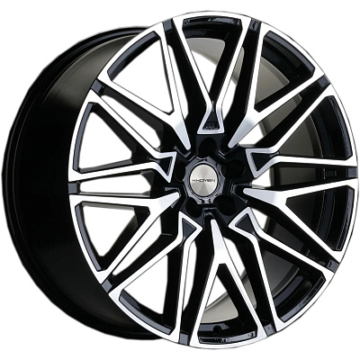 Khomen Wheels 9,5x21/5x112 ET30 D66,6 KHW2103 (X5/X6/X7 доп.) Black-FP