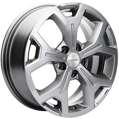 Khomen Wheels 6,5x17/5x108 ET33 D60,1 KHW1710 (Chery Tiggo/Tiggo 7 Pro) Gray
