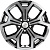 Khomen Wheels 6,5x17/5x108 ET50 D63,3 KHW1710 (Focus) Black-FP