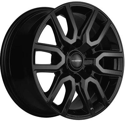 Khomen Wheels KHW1723 (Fortuner/Hilux) 8x17/6x139,7 ET30 D106,1 KHW1723 (Fortuner/Hilux) Black