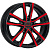 MAK 7x17/5x114,3 ET40 D76 Milano Black Red Face