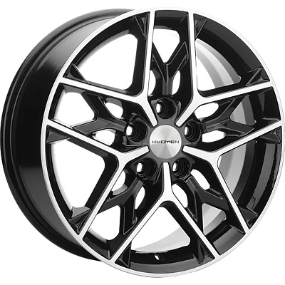 Khomen Wheels 7x17/5x108 ET45 D60,1 KHW1709 (Chery Tiggo 3/Tiggo 3 Pro) Black-FP